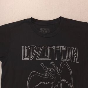 Led Zeppelin Band Graphic Short Sleeve T Shirt Adult Mens Size Small S Black